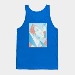 Geometric sky Tank Top